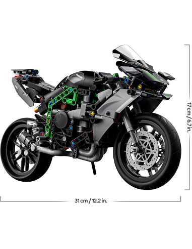 LEGO Technic Moto Kawasaki Ninja H2R Juguete de...