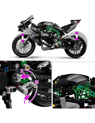 LEGO Technic Moto Kawasaki Ninja H2R Juguete de...