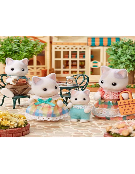 Sylvanian Families Familia Gato Latte
