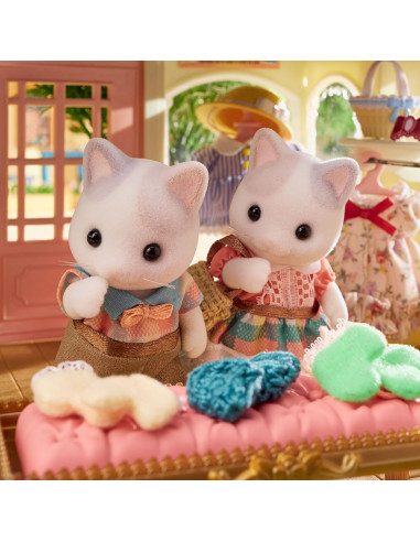 Sylvanian Families Familia Gato Latte