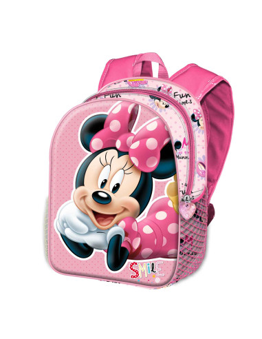 Mochila 3D Pequeña Minnie Mouse Lying.