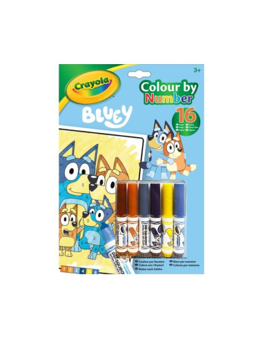 Crayola Álbum para Colorear por Números Bluey