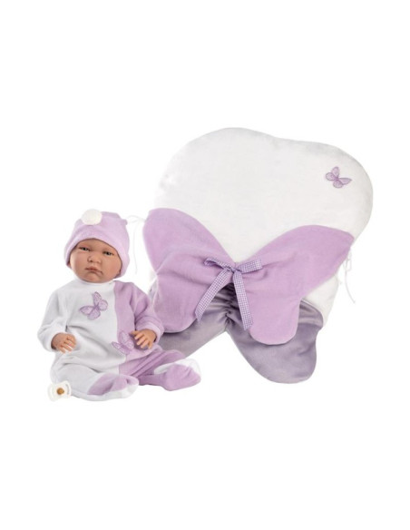 Vestido Con Mantita Muñeca 42 Cm