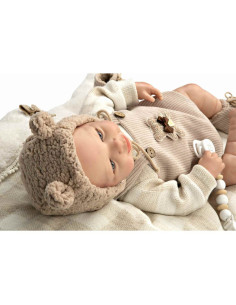 Muñeca Bebé Reborn Rubén con cojín 2