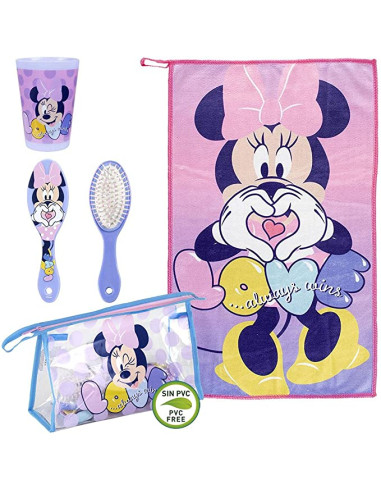 Neceser Infantil Transparente de Minnie Mouse