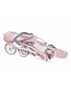 COCHE GEMELAR UNIVERSE 45x70x73 CM CON BOLSO 2