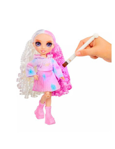 RAINBOW HIGH Watercolour & Create DIY Purple Eyes Muñeca... 2