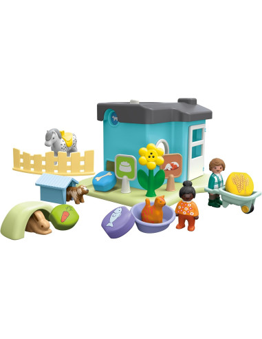 PLAYMOBIL Junior 71690 Casa de Animales