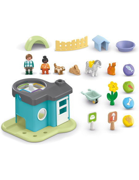 PLAYMOBIL Junior 71690 Casa de Animales