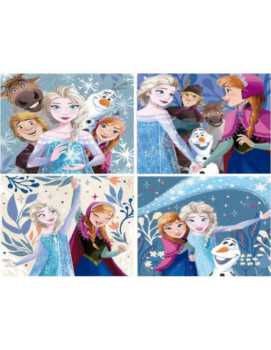Set de 4 Puzzles Infantiles progresivos de 12 a...