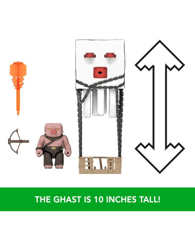 Minecraft Ghast de ataque con proyectiles