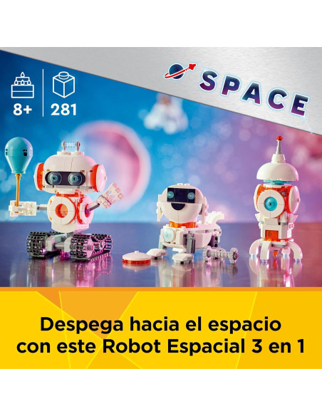 LEGO Creator 3 en 1 Robot Espacial Transformable
