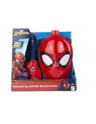 Mochila con Pistola de Agua Spiderman