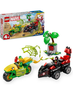 LEGO Marvel Spidey Spin y Electro: Duelo de Vehículos...