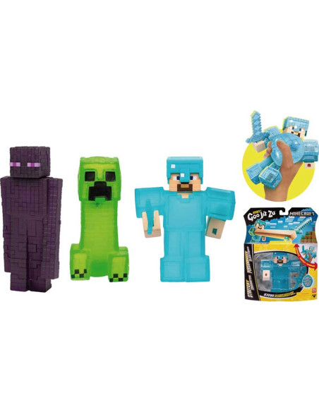 Goo Jit Zu Minecraft Figura. Varios modelos