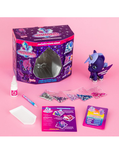 Muñeco Crystalverse Classic Apollo, Decora tu...