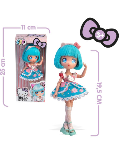 Hello Kitty Manga Doll Pretty Pink, Muñeca...