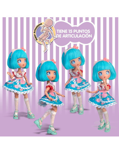 Hello Kitty Manga Doll Pretty Pink, Muñeca...