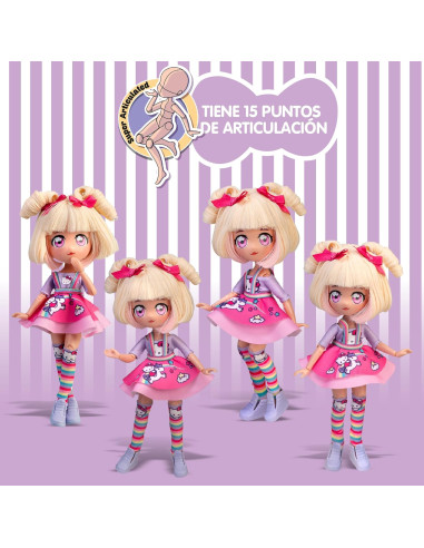 Hello Kitty Manga Doll Candy Unicorn, Muñeca...