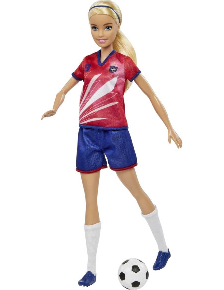 Barbie Profesiones Ken Futbolista Camiseta roja