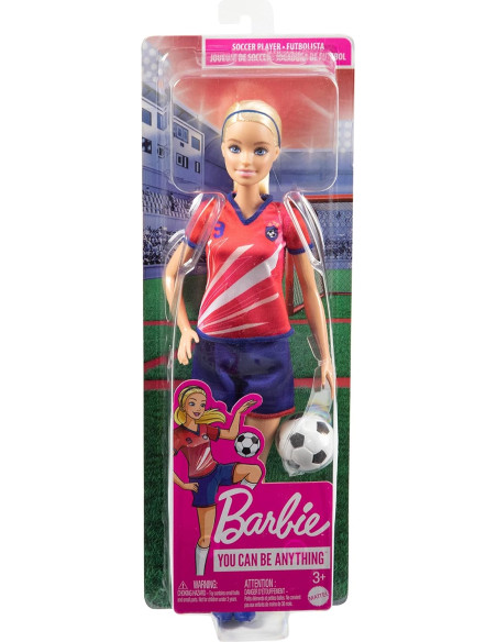Barbie Profesiones Ken Futbolista Camiseta roja