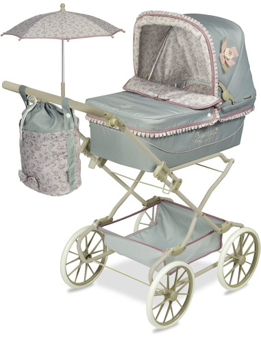 Coche Muñeca Reborn Plegable Con Sombrilla Provenza