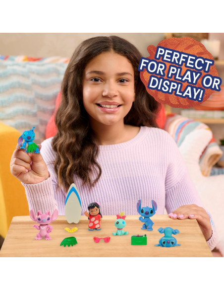Pack 6 Figuras Stitch Disney – Mini Set Coleccionable (5 cm)