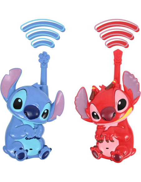 Walkie-talkies 3D Stitch y Leroy