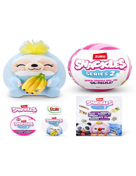 Snackles Serie 2 Peluche sorpresa surtidos