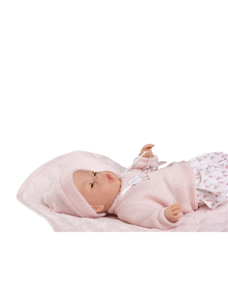 Bimba lloro mantita acolchada