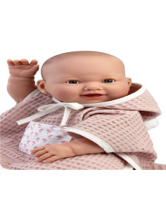 Recien Nacida Mia hace pipi con Capita de Baño y set 