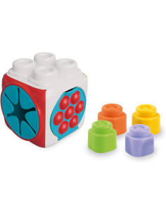 Soft Clemmy Cubo Sensorial Blandito, 5 Caras Texturas...