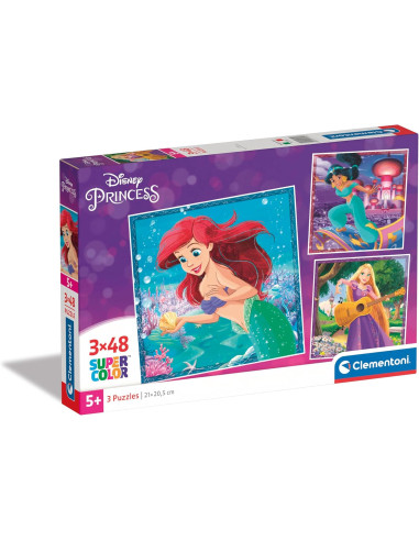 Supercolor Puzzle 3x48 Piezas, Disney...
