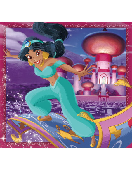 Supercolor Puzzle 3x48 Piezas, Disney Princesas, 3 Puzzles Infantiles De 48 Piezas Cada Uno