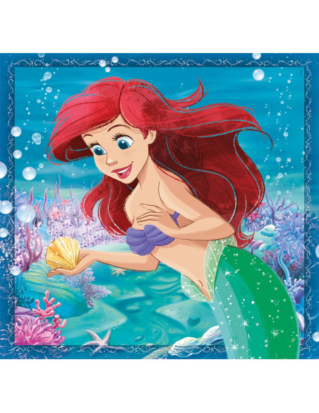 Supercolor Puzzle 3x48 Piezas, Disney Princesas, 3 Puzzles Infantiles De 48 Piezas Cada Uno