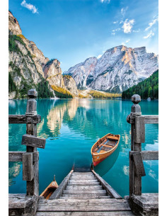 Puzzle 500 piezas Lago de Braies - Italia 2