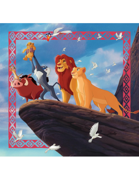 El Rey León-3 x 48 (Incluye 3 48 Piezas)
