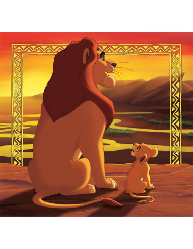 El Rey León-3 x 48 (Incluye 3 48 Piezas)