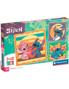 Puzzle Infantil 3X48 Piezas Square Stitch, Puzzle...