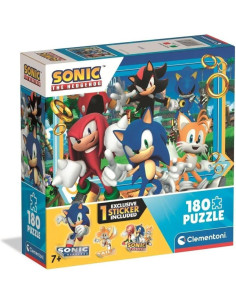 Puzle Infantil de 180 Piezas Supercolor Sonic Square Box