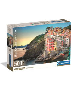 Puzzle 500 piezas Colección Riomaggiore Coastclementoni -...