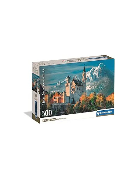 Puzzle Adulto 500 Piezas Collection Neuschwanstein Castle Compact Box