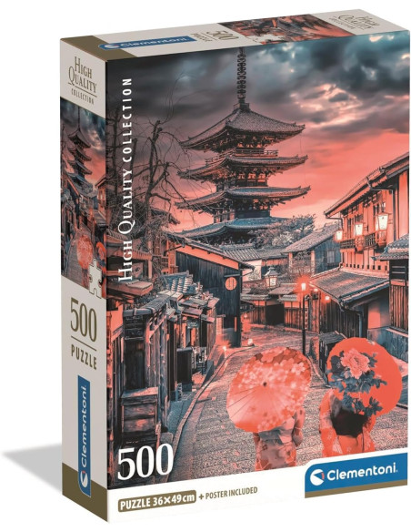 Puzzle Clementoni Tarde en Kioto 500 piezas 35599
