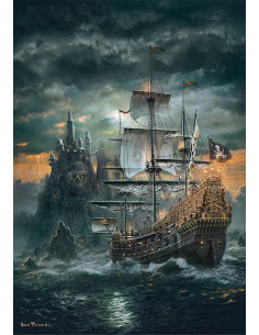Puzzle Clementoni Barco Pirata de 1500 piezas 2