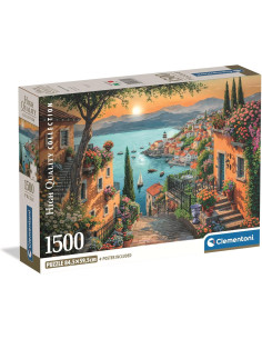 Puzzle 1500 Piezas Escalones Hacia El Puerto Mediterráneo