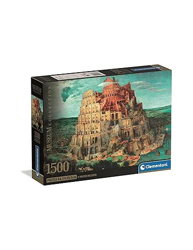 Puzzle Adulto 1500 Piezas Museum Babel Tower...