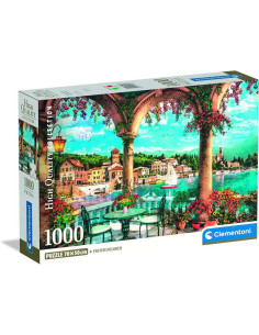 Clementoni - Puzzle 1000 Piezas “Balcony View of Lake como”