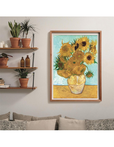 Puzzle Clementoni Los Girasoles de 1000 piezas