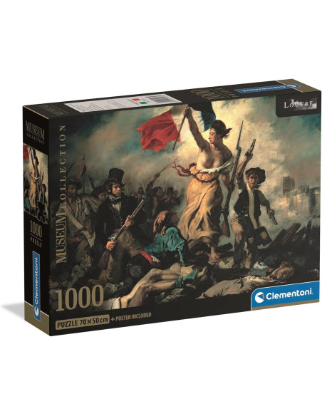 Museum Clementoni - Puzzle Adulto 1000 Piezas Liberty Leading Compact Box