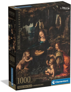Puzzle Museum Leonardo La Virgen de la Roca 1000 pzs